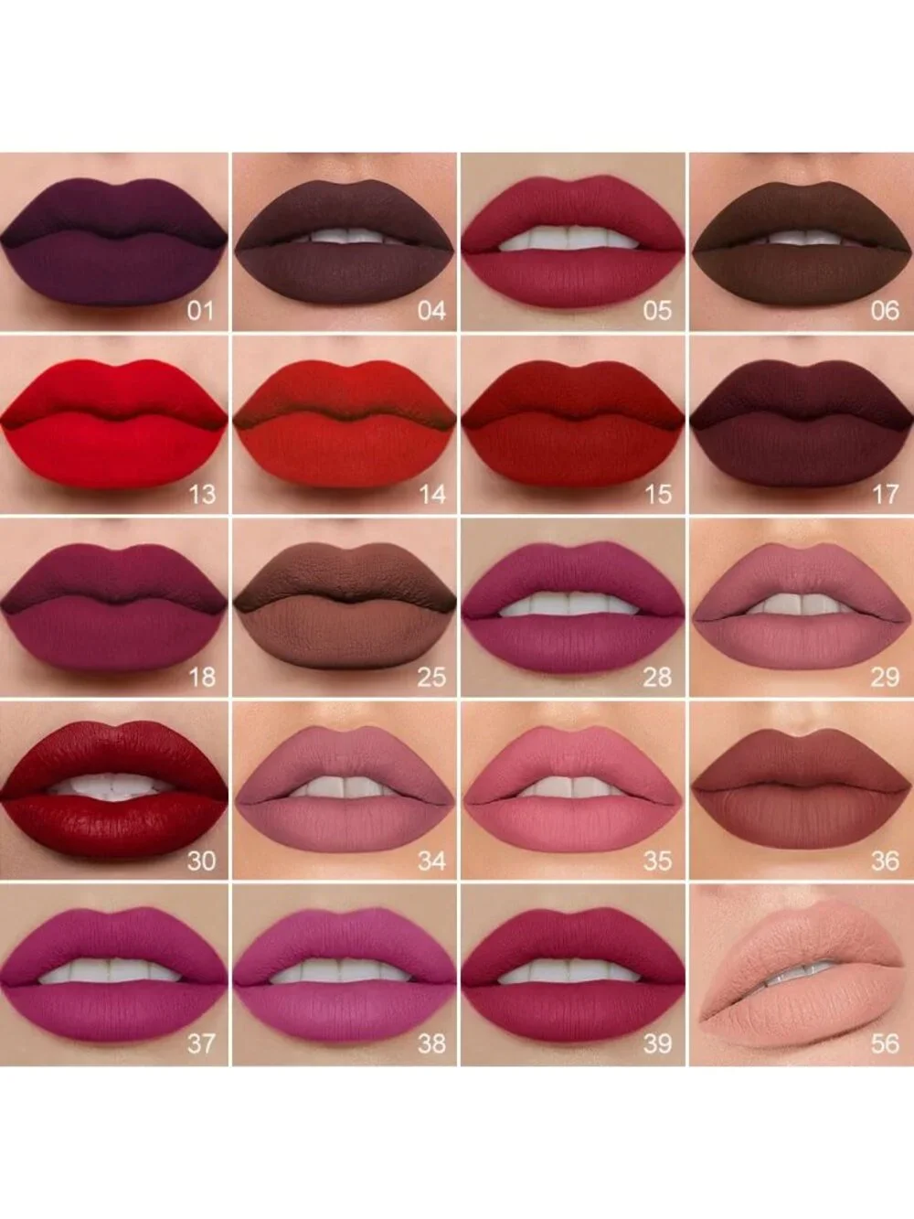 05#-Cherry Frost Red 2-in-1 Waterproof Long Lasting Double-Ended Liquid Lipstick